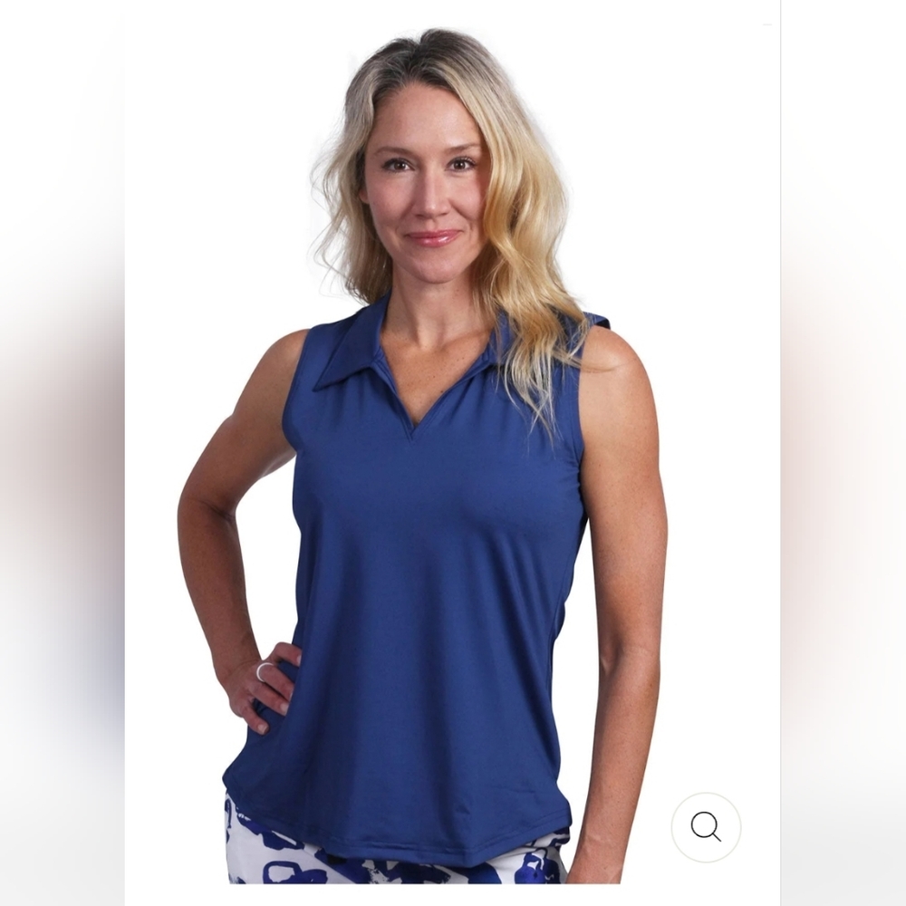 Ana Clare Active Polo Top